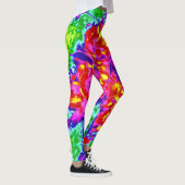 Leggings fleurs psychédéliques 5 (Droite)