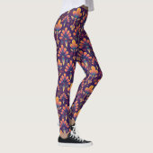 Leggings Fleurs psychédéliques et colorées (Droite)