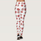 Leggings Fleurs roses (Dos)