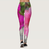 Leggings Fleurs roses au soleil (Dos)