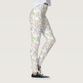 Leggings Fleurs roses blush chic romantique (Droite)