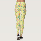 Leggings Fleurs roses Motif Floral-23220 (Dos)