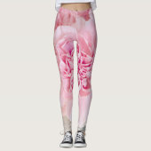 Leggings Fleurs roses roses (Devant)
