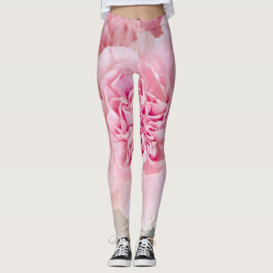 Leggings Fleurs roses roses