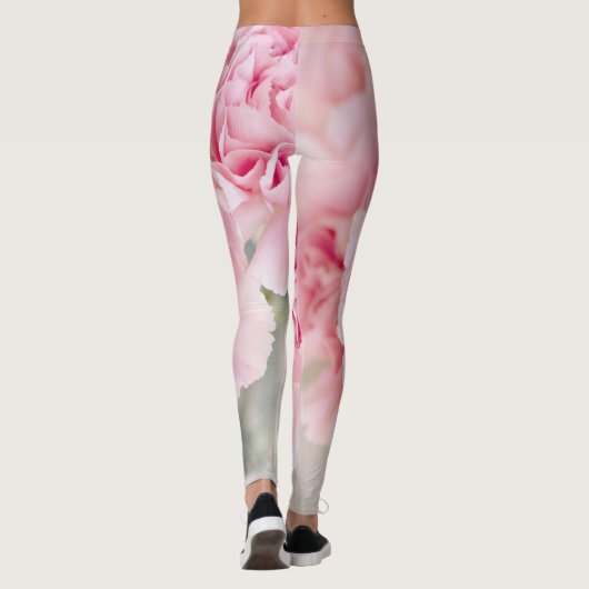 Leggings Fleurs roses roses (Dos)