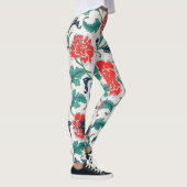 Leggings Fleurs rouges (Droite)
