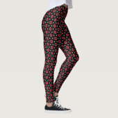 Leggings Fleurs rouges (Droite)