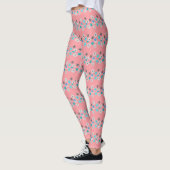 Leggings Fleurs Rustique Moderne  (Gauche)