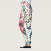 Leggings Fleurs sans couture (Gauche)