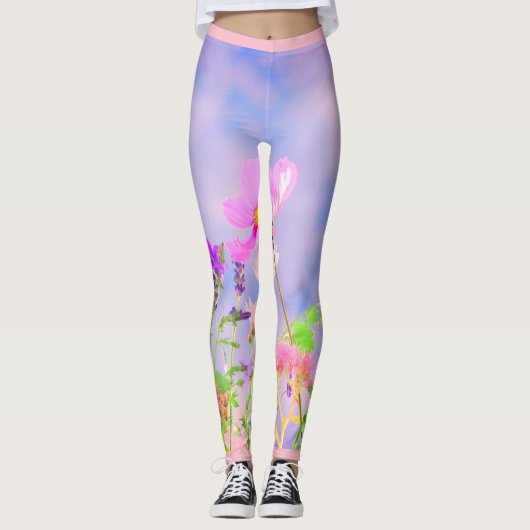 Leggings FLEURS SAUVAGES (Devant)