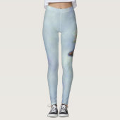 Leggings Fleurs sauvages dans une botte de cowboy (Devant)