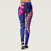 Leggings Fleurs sauvages de Neon (Dos)