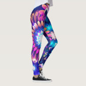 Leggings Fleurs sauvages de Neon (Droite)