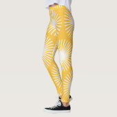 Leggings Fleurs simples : design sans couture scandinave. (Gauche)