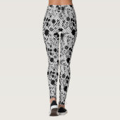 Leggings Fleurs sur net 01.wx4 Black BG (Dos)