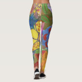 Leggings Fleurs sur pantalon (Dos)