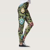 Leggings Fleurs tirées par la main (Droite)
