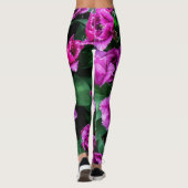 Leggings Fleurs tulipes roses (Dos)