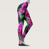Leggings Fleurs tulipes roses (Droite)