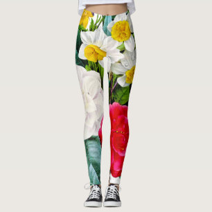 Leggings Fleurs vintages