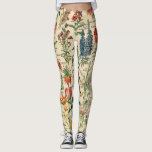 Leggings Fleurs vintages par Adolphe Millot<br><div class="desc">Fleurs vintages par Adolphe Millot.
Visitez mon magasin pour un design plus intéressant et plus de choix de couleurs => zazzle.com/colorfulworld*</div>
