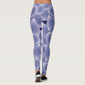 Leggings Fleurs violettes (Dos)