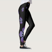 Leggings Fleurs violettes (Droite)