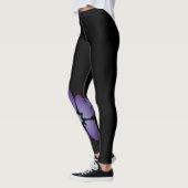 Leggings Fleurs violettes (Gauche)