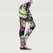 Leggings Fleurs violettes, roses et blanches (Droite)