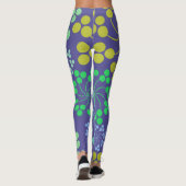 Leggings Fleurs | Zazzle_Growshop. (Dos)