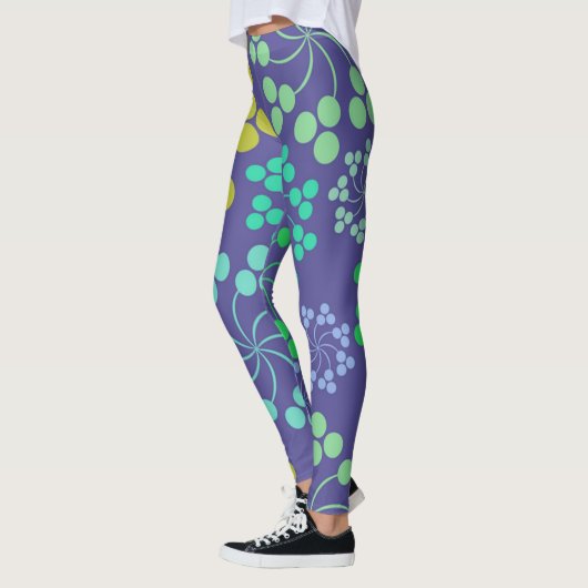 Leggings Fleurs | Zazzle_Growshop. (Gauche)