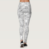 Leggings Fleurs | Zazzle_Growshop. (Dos)