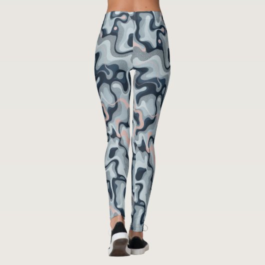 Leggings Flex Camo Gris Rose (Dos)