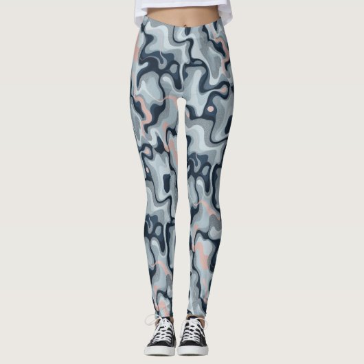 Leggings Flex Camo Gris Rose (Devant)