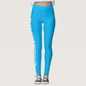 Leggings Flexible votre force Bleu (Devant)