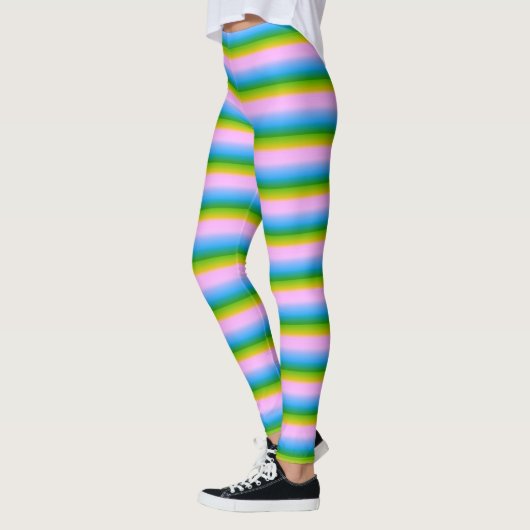 Leggings Flirty Rainbow Stripes (Gauche)