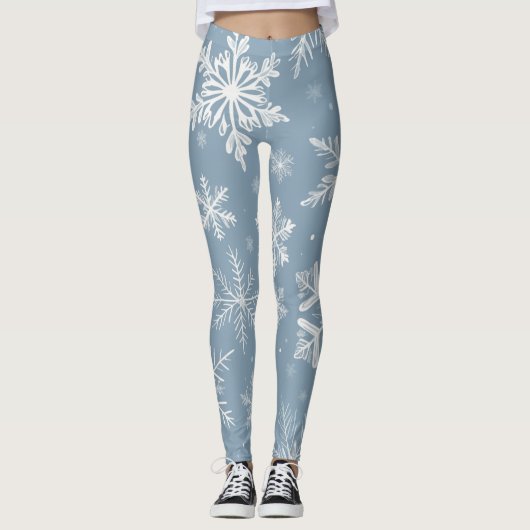 Leggings Flocon de neige (Devant)