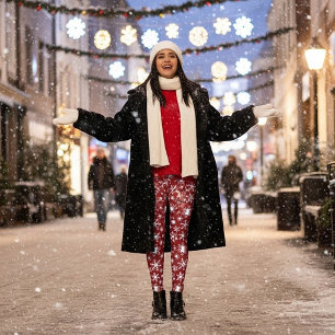 Leggings Flocon de neige