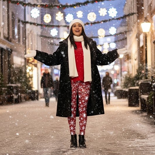 Leggings Flocon de neige