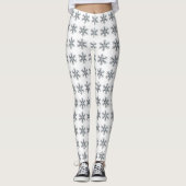 Leggings Flocon de neige - (Devant)