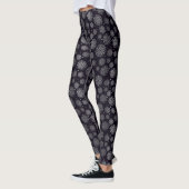 Leggings Flocon de neige argenté avec écailles de poisson m (Gauche)