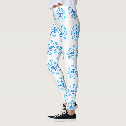 Leggings Flocon de neige cristal (Gauche)