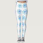 Leggings Flocon de neige cristal (Devant)