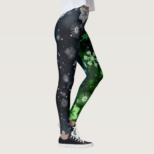 Leggings Flocon de neige Noël/hiver (Droite)