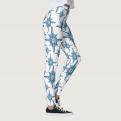 Leggings flocons bleus d'hiver (Droite)