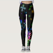 Leggings Flocons de neige (Devant)