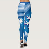 Leggings Flocons de neige dans le vent - (Dos)