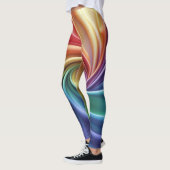 Leggings Floraison Chromaspirale (Gauche)