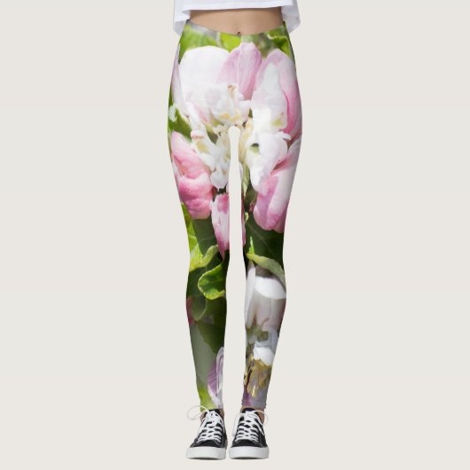 Leggings Floraison de pommiers (Devant)