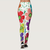 Leggings Floral Abstrait (Dos)